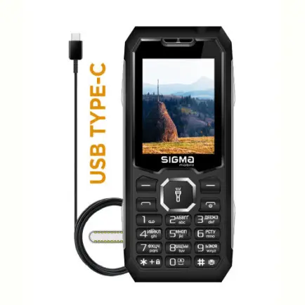 Мобильный телефон Sigma mobile X-style 341 Bro Black (4827798368411)