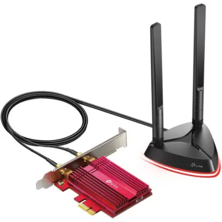 Беспроводной адаптер TP-Link Archer TX3000E (AX3000, PCIe, Wi-Fi 6, Bluetooth 5.0, OFDMA, MU-MIMO)