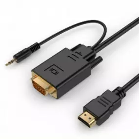 Кабель Cablexpert HDMI - VGA+3.5 мм V 1.4 (M/M)