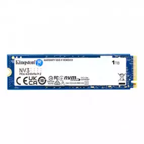 Накопитель SSD 1TB M.2 NVMe Kingston NV3 M.2 2280 PCIe Gen4.0 x4 (SNV3S/1000G)