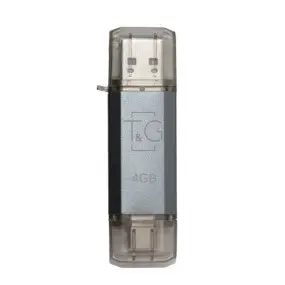 Флеш-накопичувач USB 4GB Type-C T&G 009 Star Series Silver (TG009TC-4GSL)