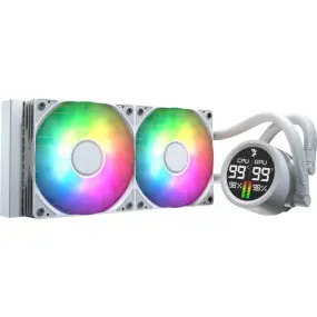 Система водяного охолодження AeroCool Abyss L240R Digi White (ACLA-AD24117.21)