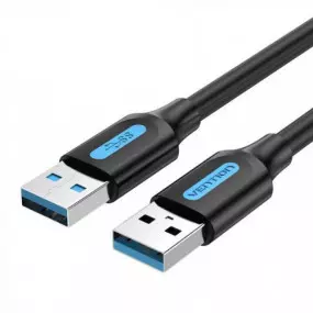 Кабель Vention USB-USB 1.5 m, Black (CONBG)