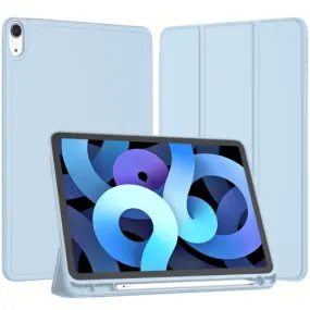 Чeхол BeCover Tri Fold Soft TPU с креплением Apple Pencil для Apple iPad Air 11" M4 2026 Light Blue (715232)