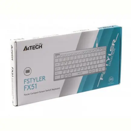 Клавиатура A4Tech Fstyler FX-51 White