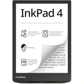 Электронная книга PocketBook 743G InkPad 4 Stundust Silver (PB743G-U-CIS)