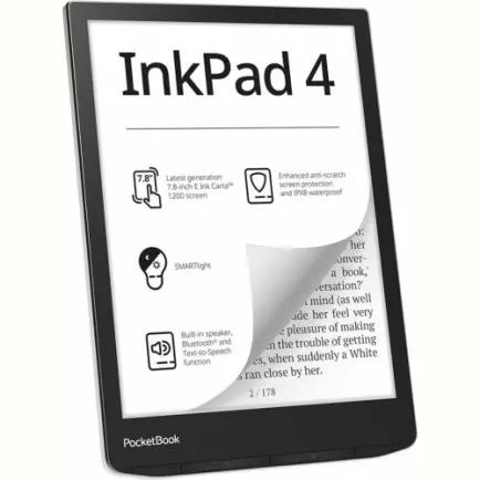 Электронная книга PocketBook 743G InkPad 4 Stundust Silver (PB743G-U-CIS)
