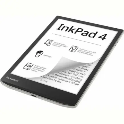 Электронная книга PocketBook 743G InkPad 4 Stundust Silver (PB743G-U-CIS)