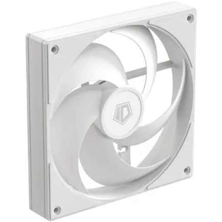 Вентилятор ID-Cooling AS-140-W, 140x140x25мм, 4-pin PWM, белый