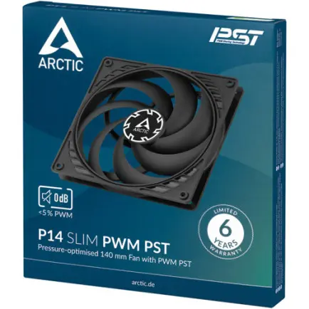 Вентилятор Arctic P14 Slim PWM PST (ACFAN00268A)