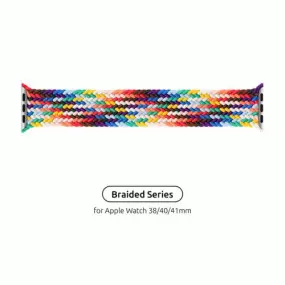 Ремінець Armorstandart Braided Solo Loop для Apple Watch 38mm/40mm/41mm Pride Edition Size 2 (120 mm)