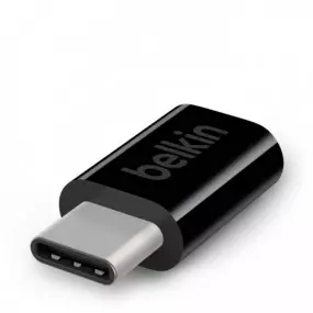 Адаптер Belkin USB-C - MicroUSB Black (F2CU058BTBLK)