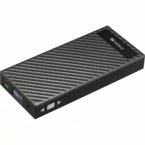 Універсальна мобільна батарея Sandberg AlwaysOn Powerbank 30000mAh DC+PD 120W Black (420-88)