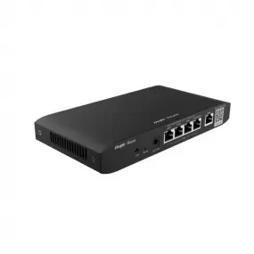 Маршрутизатор Ruijie Reyee RG-EG105G-P V3 (1xGE WAN, 1xGE WAN/LAN, 3xGE LAN, Ruijie Cloud, PoE 54W)