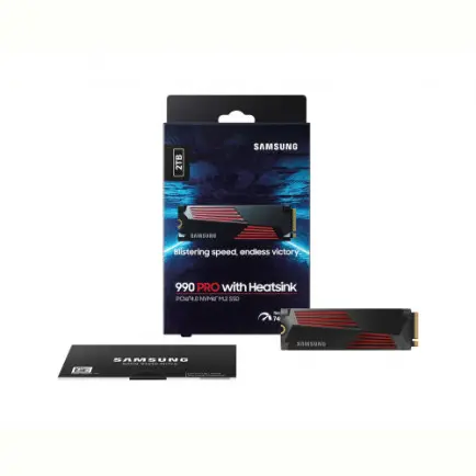 Накопитель SSD 2TB Samsung 990 PRO M.2 PCIe 4.0 x4 3D NAND (MZ-V9P2T0CW)