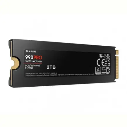 Накопитель SSD 2TB Samsung 990 PRO M.2 PCIe 4.0 x4 3D NAND (MZ-V9P2T0CW)