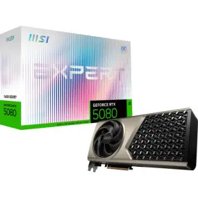 Видеокарта GF RTX 5080 16GB GDDR7 Expert OC MSI (GeForce RTX 5080 16G EXPERT OC)