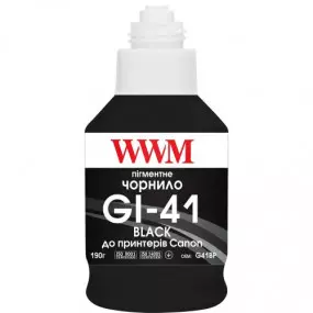 Чорнило WWM GI-41 для Сanon Pixma G2420/3420 190г Black пігментне (G41BP)