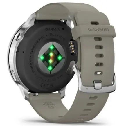 Смарт-годинник Garmin Venu 4 45mm Silver with Siliver Gray Silicone (010-03014-41)