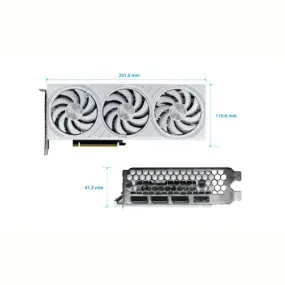 Видеокарта GF RTX 5070 12GB GDDR7 White OC Palit (NE75070U19K9-GB2050W)