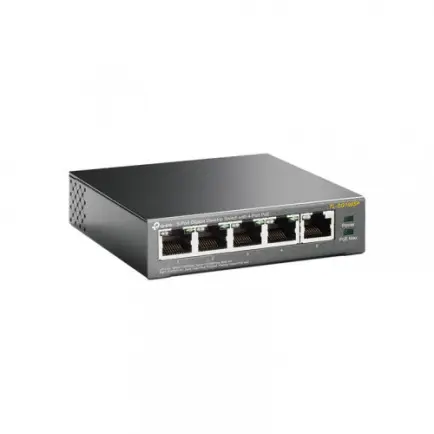 Коммутатор TP-Link TL-SG1005P (1хGE, 4xGE PoE, max 53W)