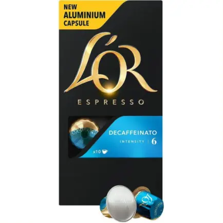 Кофе в капсулах L`OR Espresso Decaffeinato 10шт