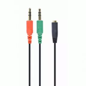 Аудио-кабель Cablexpert 3.5 мм - 2х3.5 мм (M/F)