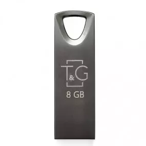 Флеш-накопичувач USB 8GB T&G 117 Metal Series Black (TG117BK-8G)