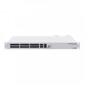 Коммутатор MikroTik CRS326-24S+2Q+RM (24xSFP+, 2xQSFP+, USB, 1хRJ45)