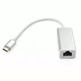 Адаптер Vinga USB Type-C - RJ-45 (M/F)