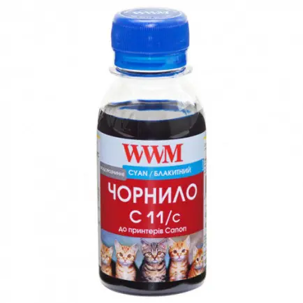 Чернила WWM Canon CL-511С/CL-513С/CLI-521C (Cyan)