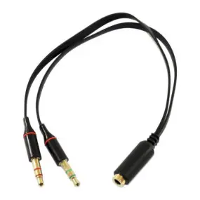 Переходник Atcom 3.5 мм - 2х3.5 мм (F/M)