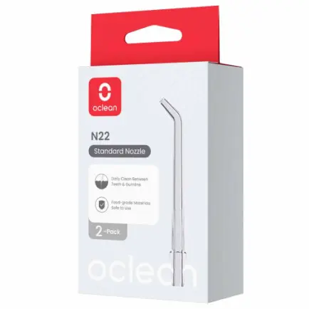 Насадка для ирригатора Oclean Nozzle Standard N22 для W10 Lite 2 шт (6970810557565)