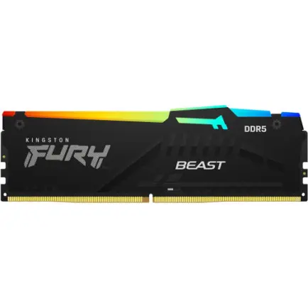 Модуль памяти DDR5 32GB/5600 Kingston Fury Beast RGB Black (KF556C36BBE2A-32)
