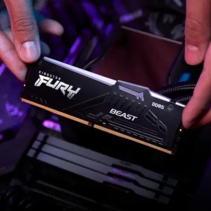 Модуль памяти DDR5 32GB/5600 Kingston Fury Beast RGB Black (KF556C36BBE2A-32)