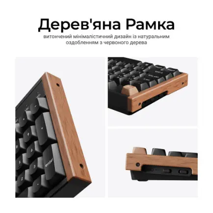 Клавіатура бездротова Keychron K10 HE Magnetic Switch Black RGB (K10H-F1-UA)