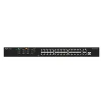 Коммутатор Ruijie Reyee RG-ES126FGS-LP (24xFE PoE+, 1xGE/SFP, 1хGE Uplink, max P..