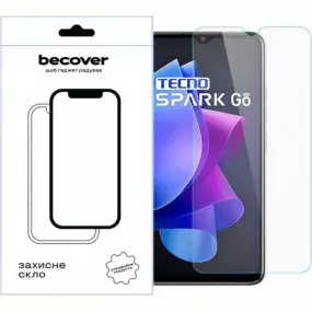 Защитное стекло BeCover для Tecno Spark Go 2023 (BF7)