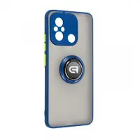 Чохол-накладка Armorstandart Frosted Matte Ring для Xiaomi Redmi 12C Navy Blue (..