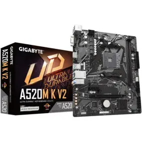 Материнская плата Gigabyte A520M K V2 Socket AM4