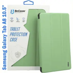 Чехол-книжка BeCover Soft Edge для Samsung Galaxy Tab A8 SM-X200/SM-X205 Green (708332)