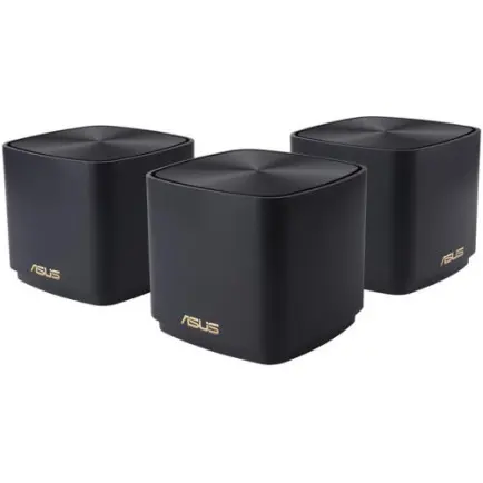Wi-Fi Mesh система Asus ZenWiFi XD4 Plus 3pk Black (90IG07M0-MO3C50)