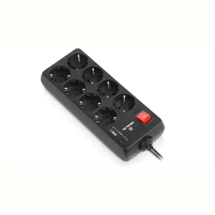 Фильтр питания REAL-EL RS-Protect 805 3м Black (EL122300043)