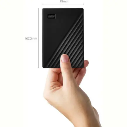 Внешний жесткий диск 2.5" USB 4.0TB WD My Passport Black (WDBPKJ0040BBK-WESN)