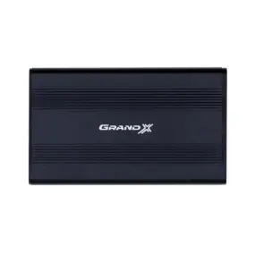 Внешний карман Grand-X для подключения SATA HDD 2.5", USB 2.0, алюминий (HDE21)