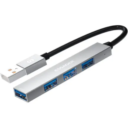 USB-хаб Essager Fengyang 4 in 1 Splitter USB-A (EHBA04-FY10-P)