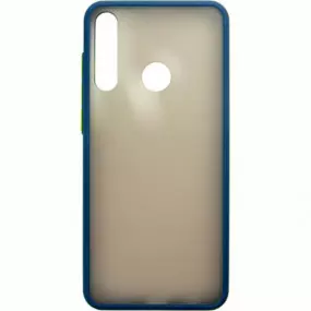 Чeхол-накладка Dengos Matt для Huawei Y6p Blue (DG-TPU-MATT-56)