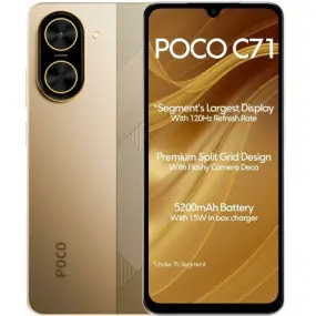 Смартфон Xiaomi Poco C71 4/128GB Gold