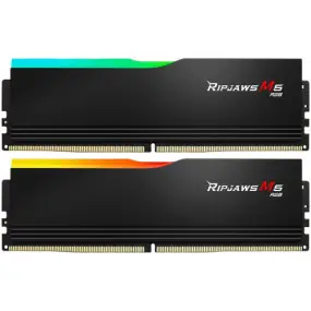 Модуль пам`ятi DDR5 2x32GB/6400 G.Skill Ripjaws M5 RGB Black (F5-6400J3239G32GX2-RM5RK)