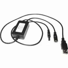 Адаптер XoKo USB - 2хDC (M/M)